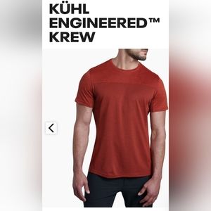 Like New Kuhl Engineered Krew T shirt M Rusted Sun